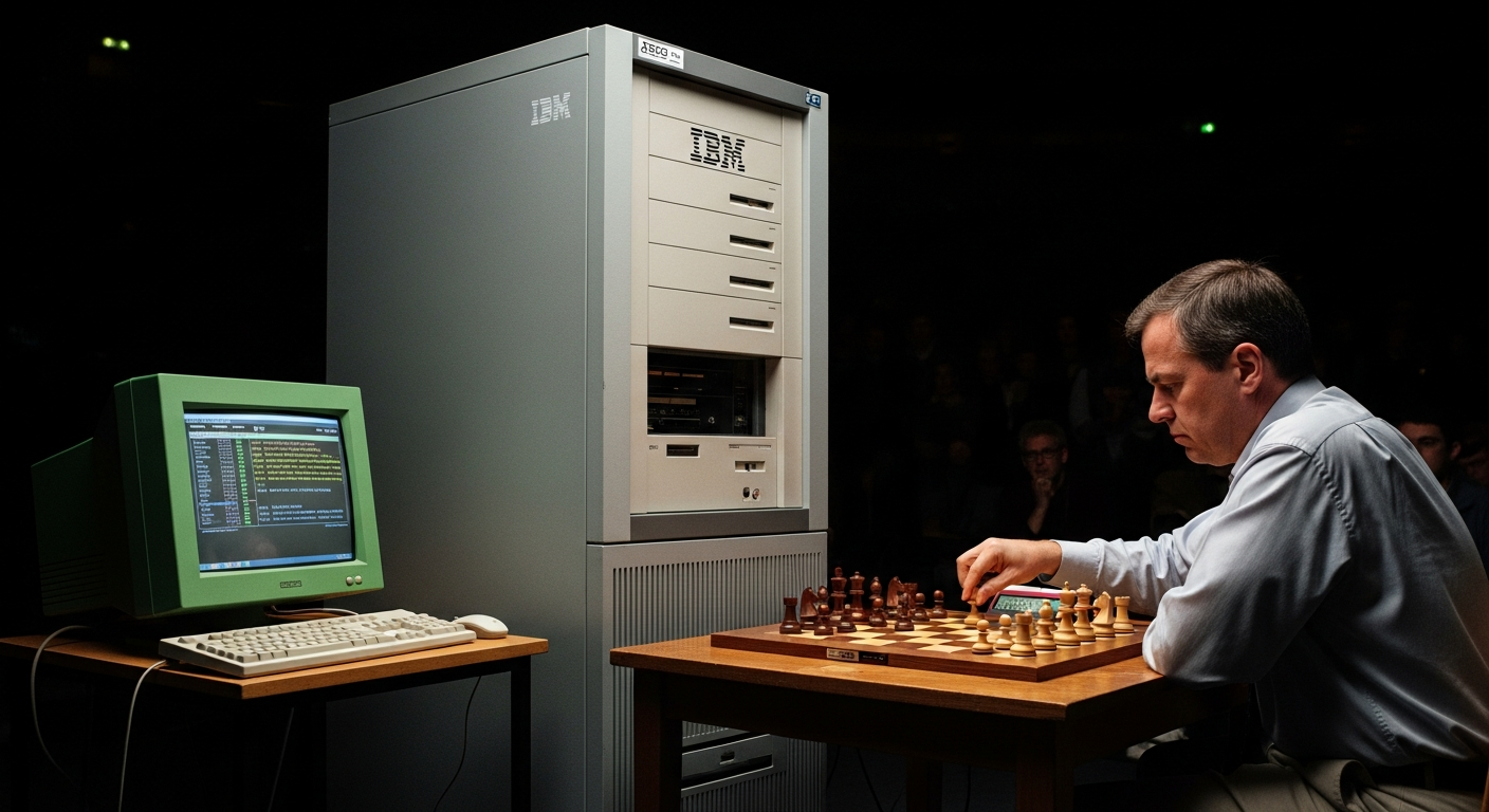 Deep Blue Defeats Kasparov